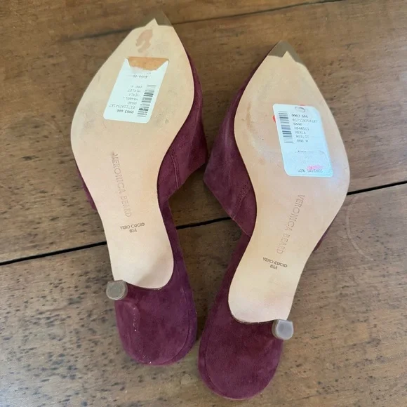 Veronica Beard Merla Kitten Heel - Merlot Women’s Size 6 - Picture 11 of 11